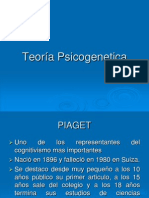 Teoría psicogenética Piaget