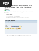 Display Item Table of Every Header Table Record in A New Page Using Conditional Breaks