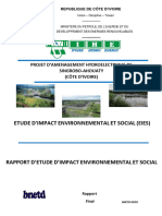 CI-Aménagement Hydroélectrique de Singrobo-Ahouaty-EIES - Rapport Final (Public Disclosure)