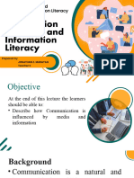 Week 1 Introduction To Media and Information Literacy