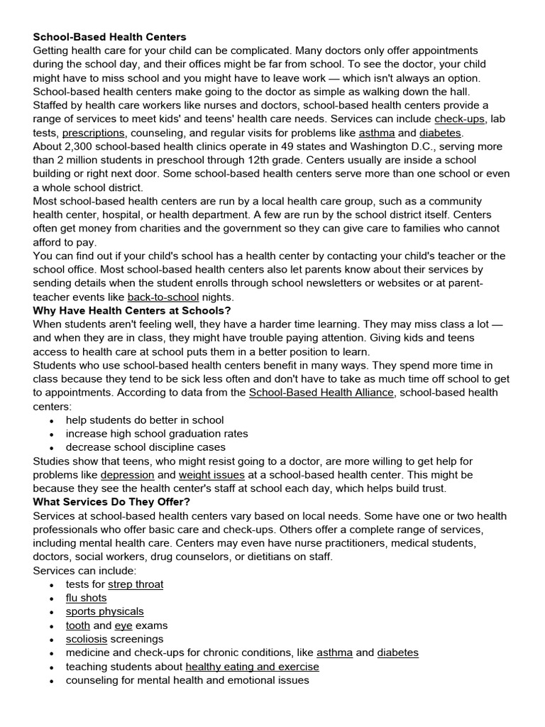 School pdf health care social programs