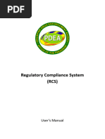 Regulatory Compliance System - P License Guide