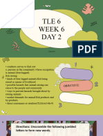 Tle 6 Week 6 Day 2