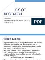 3 Research Problem and Its Objectives Research Title