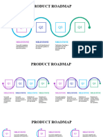 Colorful Product Roadmap Timeline