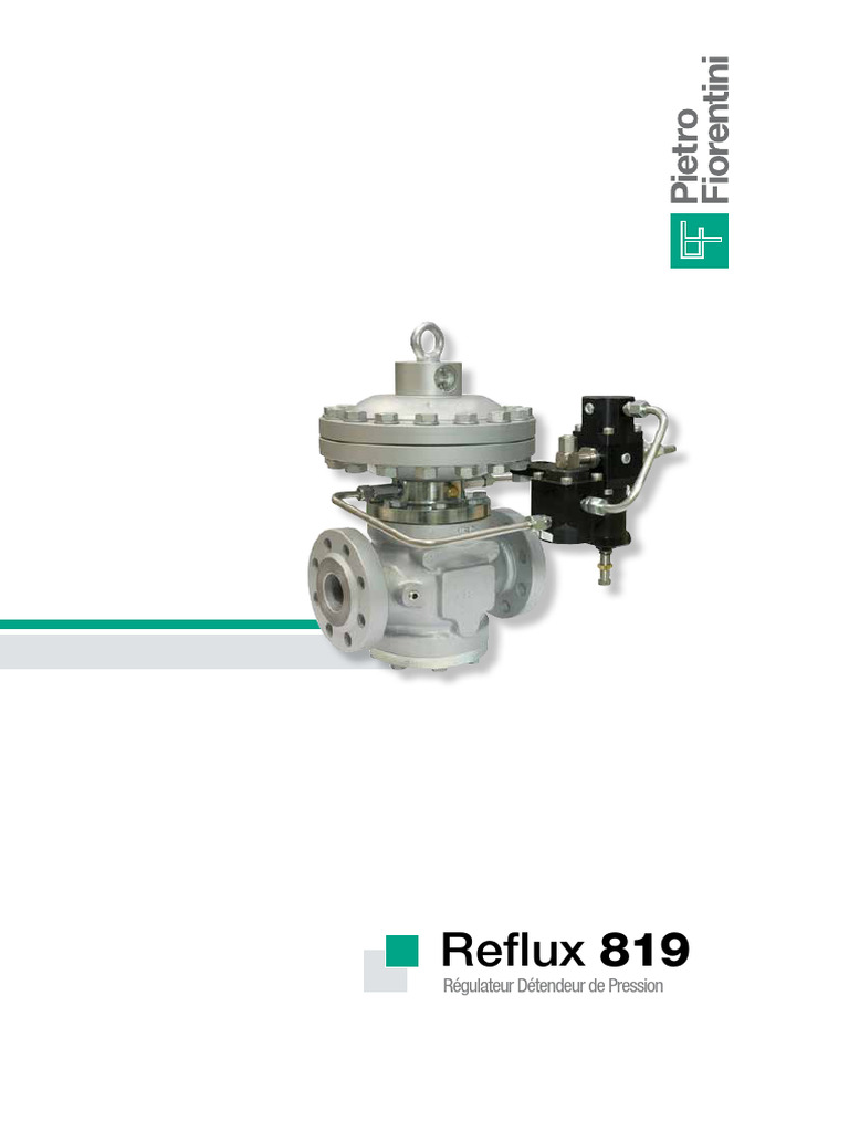 Détendeur de Pression REFLUX 819 | PDF | Pression | Soupape