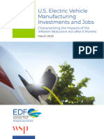 US Electric Vehicle Manufacturing Investments and Jobs Report