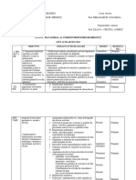 Planul Managerial Al Comisiei Profesorilor Diriginți