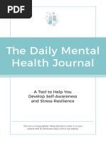 The Daily Mental Health Journal - Fillable