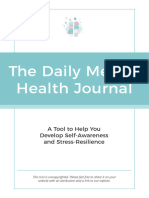 The Daily Mental Health Journal - Fillable