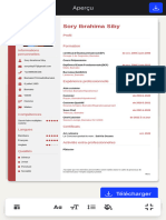 CV de Sory Ibrahima Siby