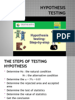 Lecture 09 HYPOTHESIS TESTING