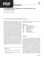 Life Satisfaction and Well-Being at The Intersections of Caste and Gender in India