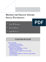 Applied Social Psychology Understanding and Addressing Social and Practical Problems by Frank W. Schneider, Jamie A. Gruman, Larry M Coutts