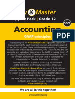 Study Master Gr12 Accounting GAAP Principles