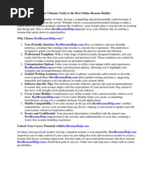 Best Online Resume Builder
