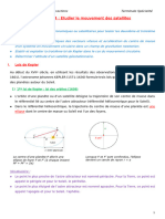 Chapitre 14 Etudier Le Mouvement Des Satellites Cours