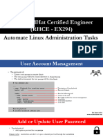 Linux Redhat Certified Engineer (Rhce - Ex294) : Automate Linux Administration Tasks