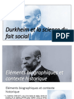 Durkheim Et La Science Des Faits Sociaux