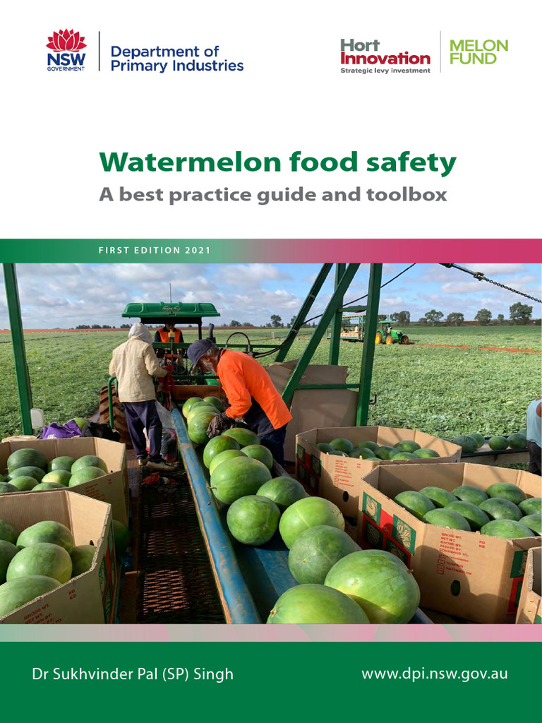 Watermelon Food Safety Best Practices | PDF | Food Safety | Surface Runoff