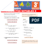 Productos Notables II para Tercer Grado de Secundaria