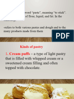 Kinds of Pastries