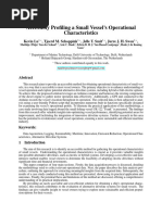 Determining Operational Profile of A Fishing Vessel