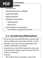 Chapter II Choice Involving Risk