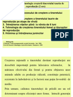 Tema 14. Tehnologia Creşterii Tineretului Taurin