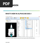 Alphacam Whats New