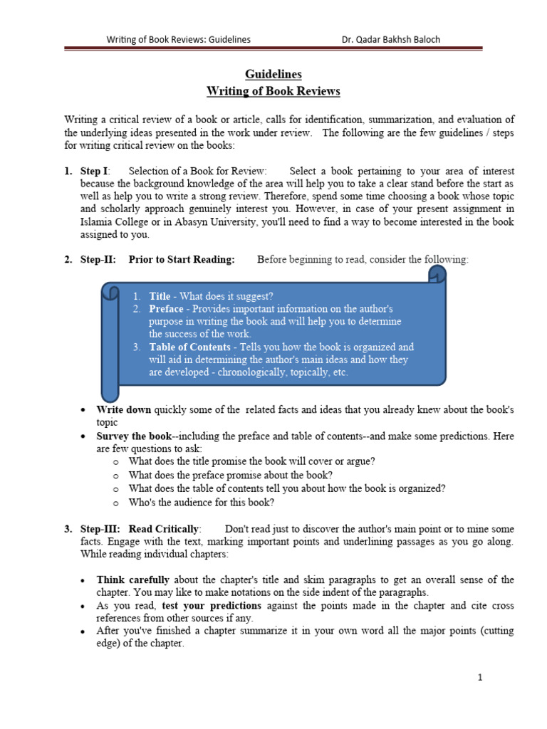 HOW TO WRITE A SCHOLARLY BOOK REVIEW FOR PUBLICATION IN A PEER REVIEWED JOURNAL visual data 7