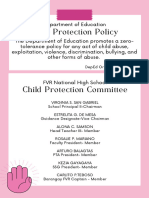 Department of Education Child Protection Policy