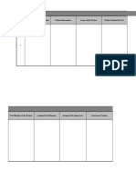 Project Plan Format