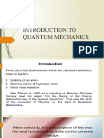 Introduction To Quantum Mechanics