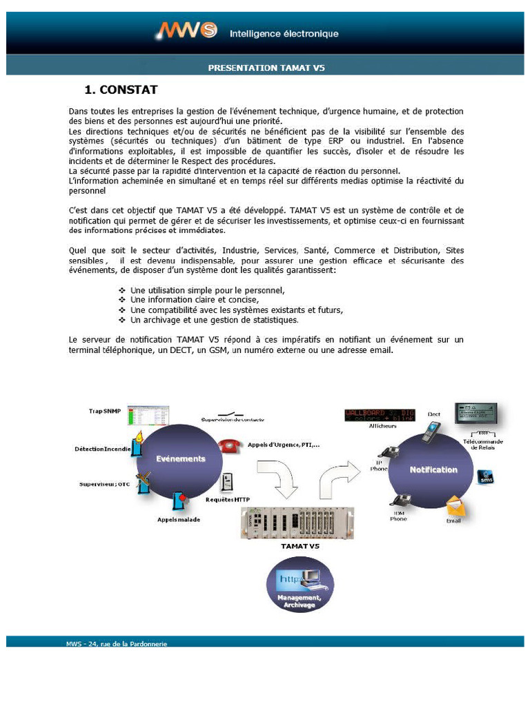 Document Technique TAMAT | PDF