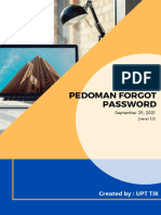 Pedoman Forgot Password