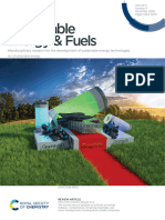 Sustainable Energy & Fuels: Interdisciplinary Research For The Development of Sustainable Energy Technologies