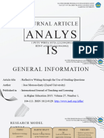 Journal Article Analysis