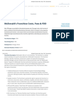 McDonald's Franchise (Costs + Fees + FDD) - Franchise Direct