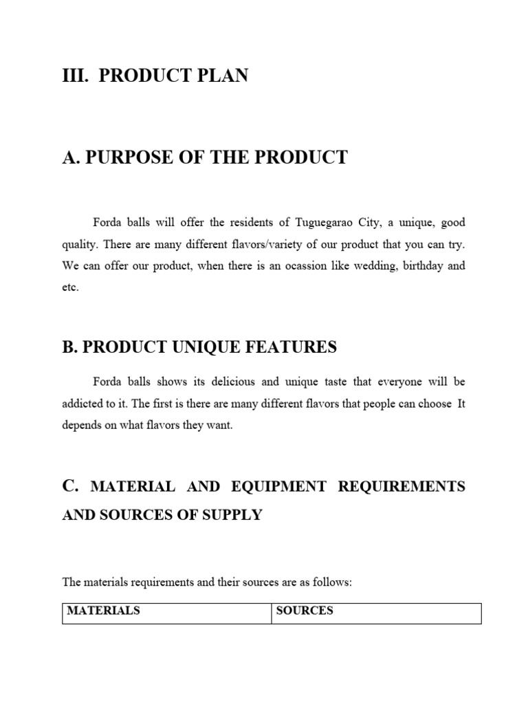 Business Plan Pdf Marketing Pricing