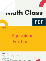 Equivalent Fractions