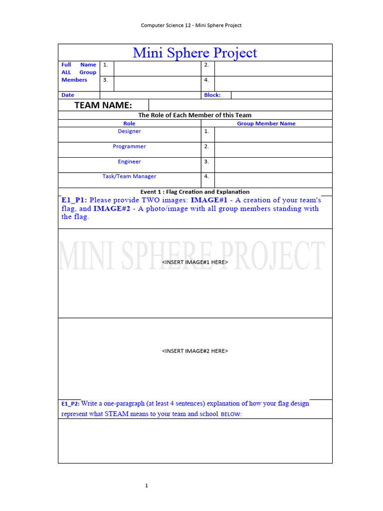 CS12 Mini Sphere Project Guide | PDF | World Wide Web | Internet & Web
