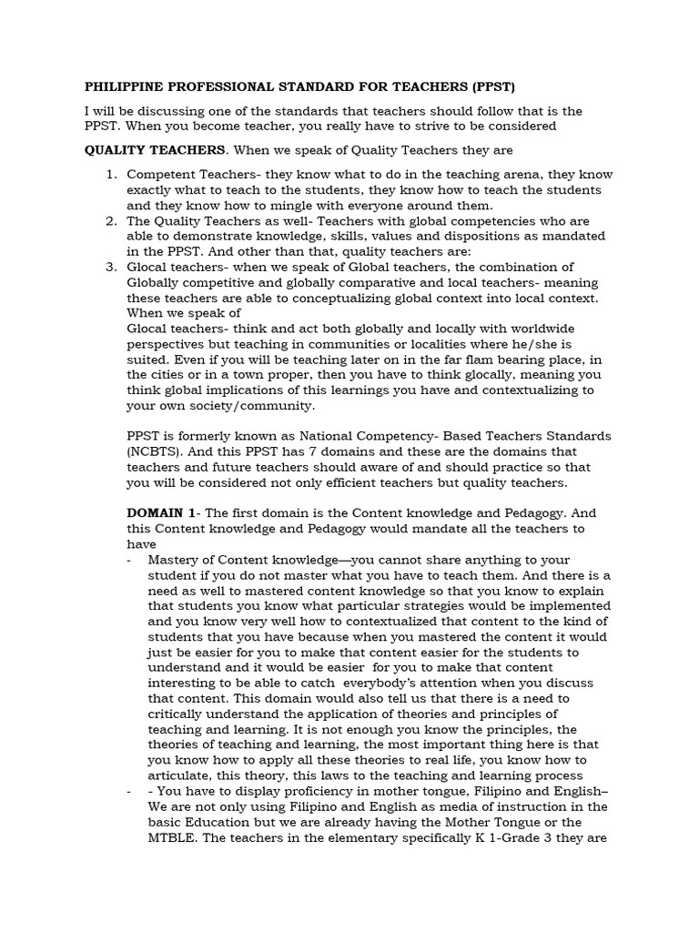 Ppst 2023 Download Free Pdf Learning Educational Assessment