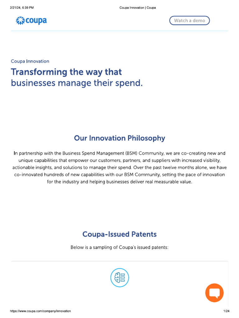 Coupa Innovation Coupa Pdf