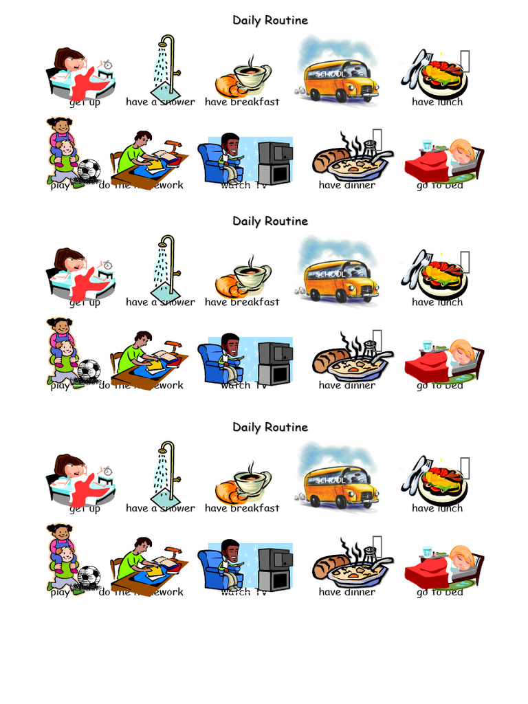 Daily School Routine Guide | PDF