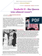 Elizabeth II - The Queen Who Almost Wasn't - Advanced English