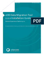 XDB Data Migration Tool Installation Guide 2.0.0