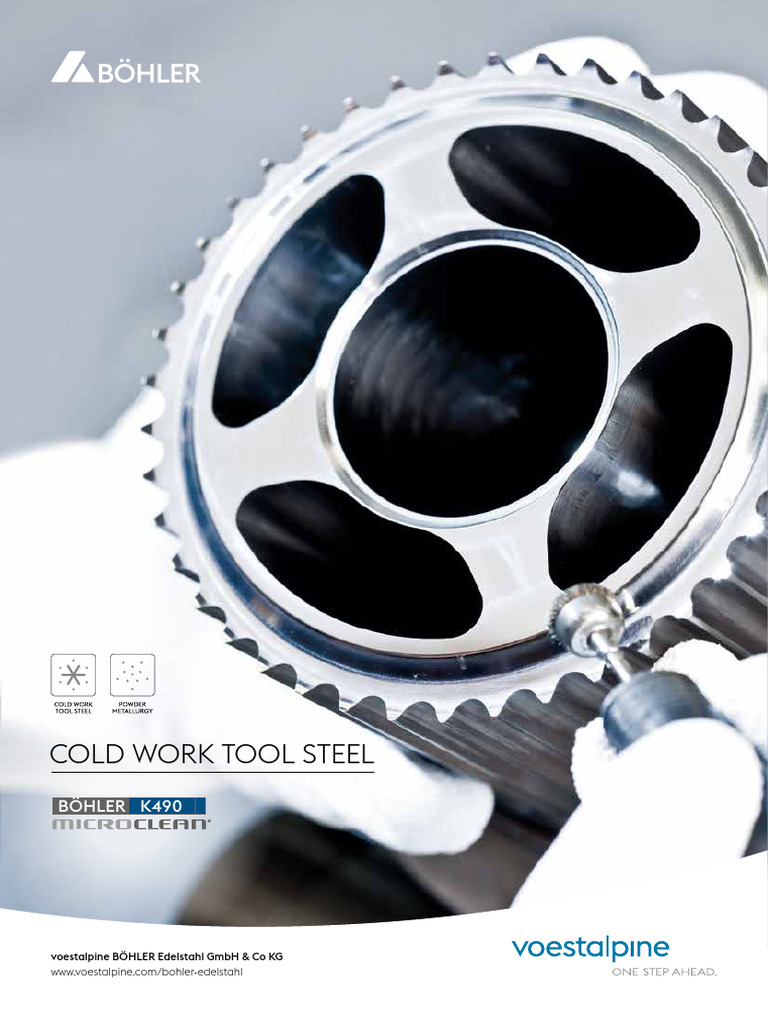 BÖHLER K490: Advanced Cold Work Steel | PDF | Steel | Heat Treating