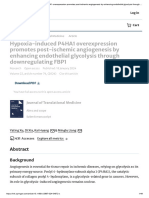 Hypoxia-Induced P4HA1 Overexpression Promotes Post-Ischemic Angiogenesis by Enhancing Endothelial Glycolysis Through Downregulating FBP1