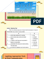 Q3Lesson 2 Tools in Oral Communication